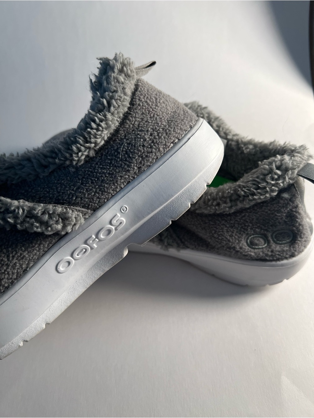 OOFOS OOCOOZIE LOW SLATE Women's Slip-On Shoe Gray Size 8 - Picture 15 of 16